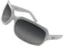 Coach Sunglasses, Samantha S425, White Frame/ Fade Grey Lenses/ Crystals