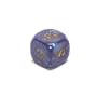 22mm (7/8) Backgammon Doubling Cube, Blue with Gold