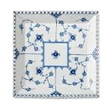 Royal Copenhagen Blue Fluted Full Lace Square Plate - Small