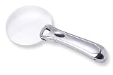 Carson Optical Chrome Lighted Magnifier