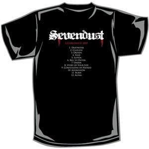 Sevendust Men's T-shirt Small Black