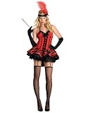 Rubie?s Costume Co Cabaret Dress Costume, Red, Large