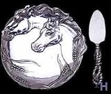Arthur Court Horse Plate with Cheese Server