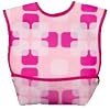 Dex Baby Dura Bib Crum Catcher - Geo Bib, Pink