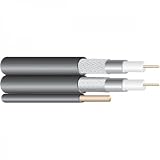 Axis Av82224 RG6 Coaxial Cables With Messenger (Dual, 500 Feet)