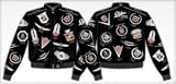 Cadillac Collage Adult Black Twill Jacket