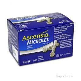 Ascensia MICROLET Lancets - 25 gauge - Box of 100