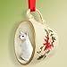 oriental shorthair - NEW! Oriental Shorthair White Cat Ornament Christmas Ornament Cup of Tea