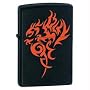 Zippo Lighter Hidden Dragon, Black Matte