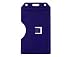 New BRADY PEOPLE ID - CIPI 1840-3082 BLUE 2-SIDED VERT MULTI CARD HOLDER SI High Quality