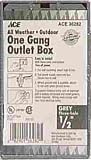 Electrical Boxes: Ace Weatherproof Outlet Box (36282)