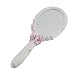 Victorian Pink Rose Hand Mirror Elegant (double sided)