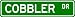 COBBLER Street Sign ~ Fishing ~ Great Fish Sign for your Lodge, Gameroom, Basement, Garage, Barn