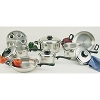 World's Finest 17pc Surgical Steel Cookware Set