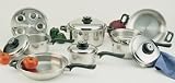 World's Finest Waterless Cookware Set 17pc 7-PLY