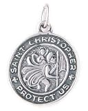 Medium Saint Christopher Charm