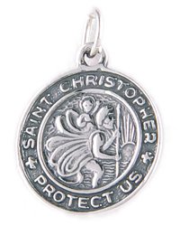 Medium Saint Christopher Charm