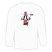 Long Sleeve T-shirt with man, body, individuals, individual, humans, crustacean, person, human, persons, red, lobster, people, claw