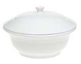 Fiestaware White 495 70-Ounce Casserole with Lid