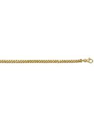 CleverEves 14Kt Yellow Gold Curb Link 4.5mm Bracelet