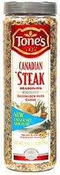 Tone's Canadian Steak Seasoning (28 oz Shaker) Large Restaurant / Food Service Size Container