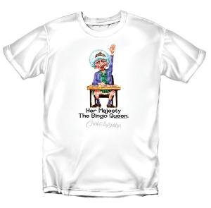 Coots & Biddys Bingo Queen White T-shirt