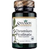 Swanson Chromium Picolinate (200mcg, 200 Capsules)by Swansons
