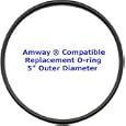 AM O-ring - � Amway Compatible Fit O-ring Am101, E84, E-85, E-9225, E-9395. 5" outer diameter. Remember to order Dow 111 o-ring silicone sealant to help prevent leaks. NSF and FDA approved EPDM O-ring.