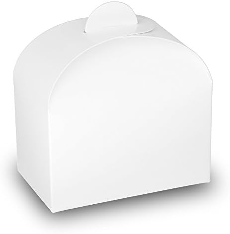 White Premium Treat Boxes - Favor Boxes 4 Pack