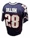 Corey Dillon New England Patriots Autographed Reebok NFL Football Jersey (Blue)