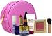 Estee Lauder Travel Set Pink Cosmetic Bag 8 Piece Kit