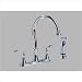 Vessona Two Handle Kitchen Faucet with Spray Finish: Brilliance Stainless