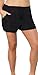Beach Belle Women's Plus Size Chlorine Resistant! Black Cargo Short