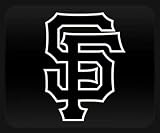 San Francisco Giants White Sticker Decal