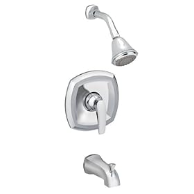 American Standard T005.502.002 Copeland Bath/Shower Trim Kit with 3 Function Adjustable Showerhead, Slip On Div, Polished Chrome
