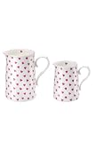 Nina Campbell Hearts Medium Water Jug - Blue Hearts