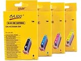 Compatible Canon BCI-6 (BCI6) Ink Cartridges Combo 4-Pack: 1 Black / 1 Cyan, Magenta, Yellow - Sold by Abacus24-7