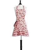 Jessie Steele Strawberry Gingham Loretta Apron