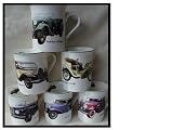 Review Dandy Lines  / Dandyline China Mugs Straight Classic Cars