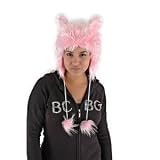 Pink Fuzzy Cat Hat Halloween Cap