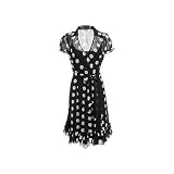 Misses Sandra Darren Polka Dot Wrap Dress