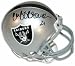 Cliff Branch Oakland Raiders Autographed Mini Helmet Inscribed with 