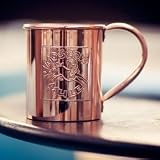 Copper Moscow Mule Mug With Logo