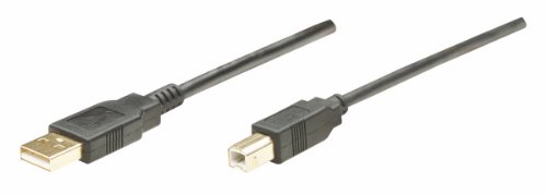 MANHATTAN USB 2.0 Anschlusskabel 5Pack A-Stecker / B-Stecker 1,8m schwarz in CanShell Preisvergleich