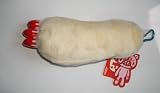 7" Cream Pearl White Color Gloomy Bear Plush Paw with Key Ring
