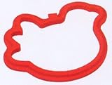 SiliconeZone Chicken Pancake/Egg Mold, Orange