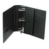 IMAGE OF Samsill 17780 Top Performance DXL Insertable Angle-D Binder, 3 Capacity, Black