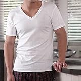 Jockey Big Man's V-Neck 2 PK Cotton Tee #9874
