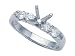 0.40 cts Round Diamonds Engagement Ring - Platinum, 18kt White or Yellow Gold