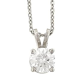.72ct Rd Diamond Solitaire Pendant on Chain Egl FG/SI2